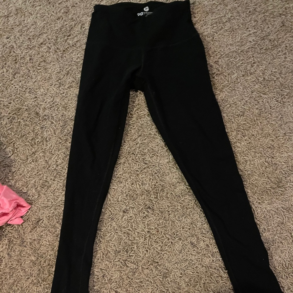 90 degree black leggings